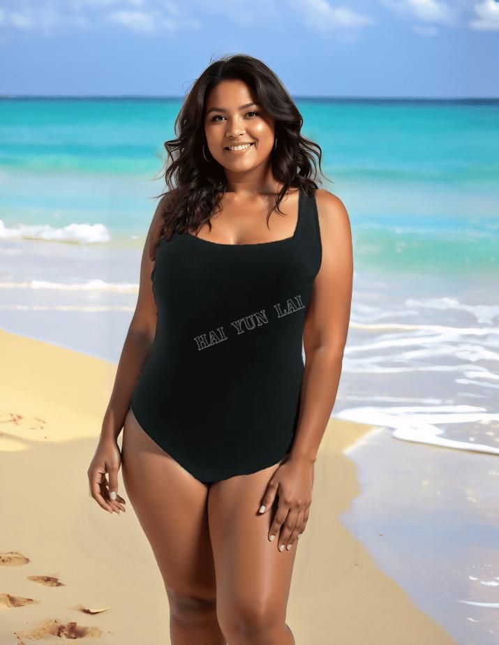 Traje de baño de una pieza para mujer con sujetador de tirantes Color sólido Falda sin mangas Hecho de Spandex/Nylon Fábrica al por mayor