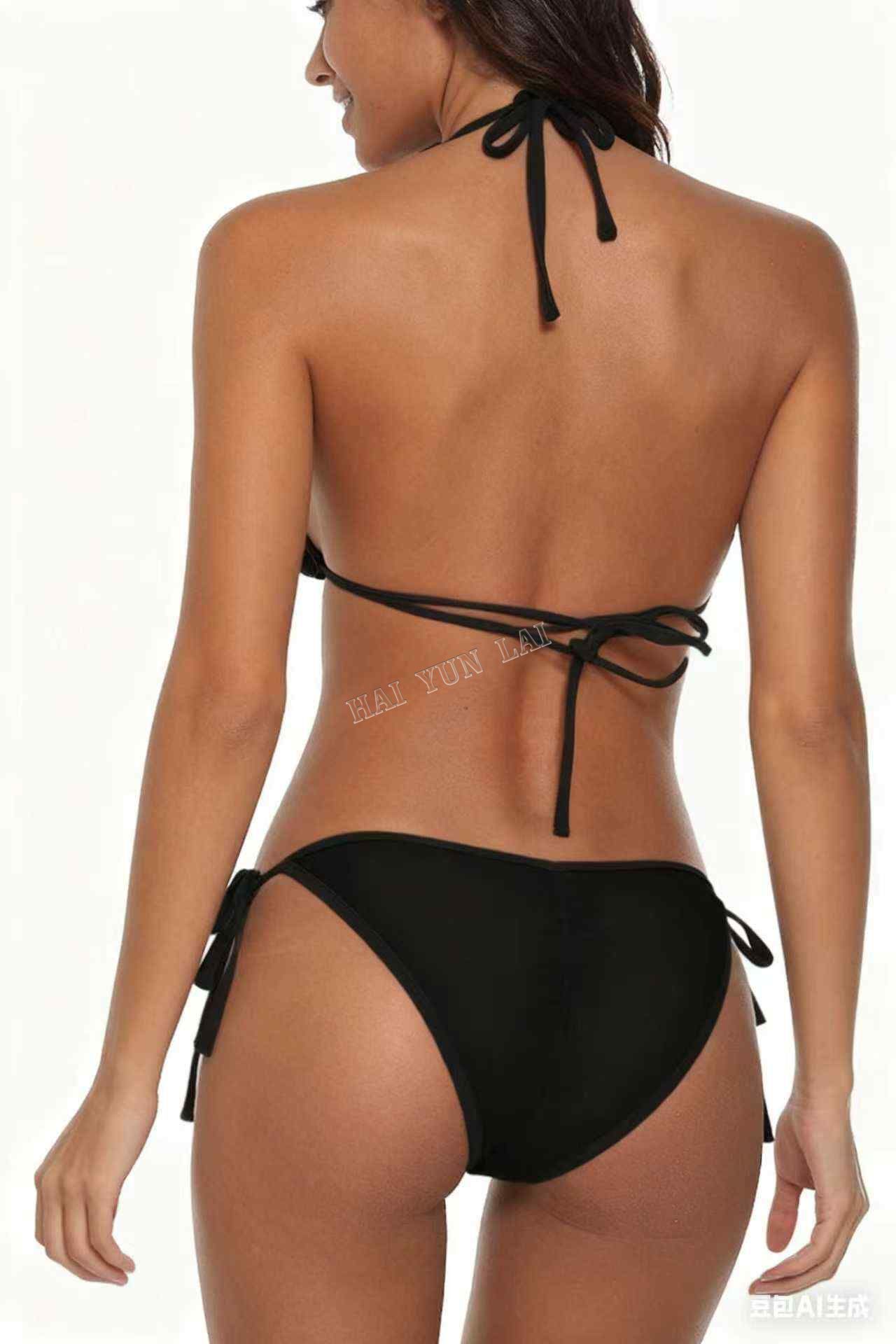 Bikini con estampado de mariposas 2026 Nuevo diseño creativo Bañador sexy con escote en V profundo